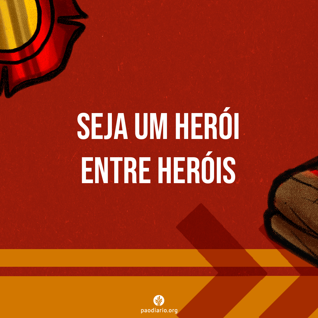 Seja um herói entre heróis banner mobile